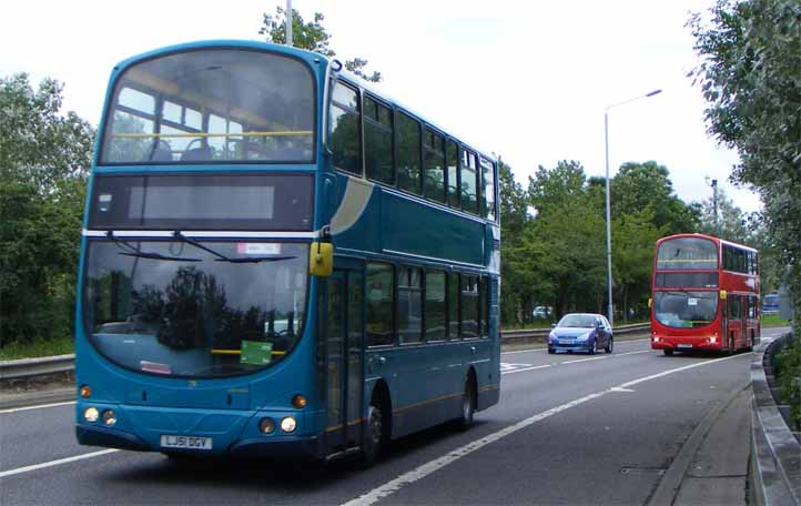 Arriva Midlands Volvo B7TL Wright 4017